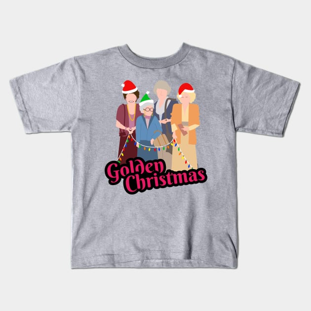 Golden Girls Christmas Kids T-Shirt by Everydaydesigns